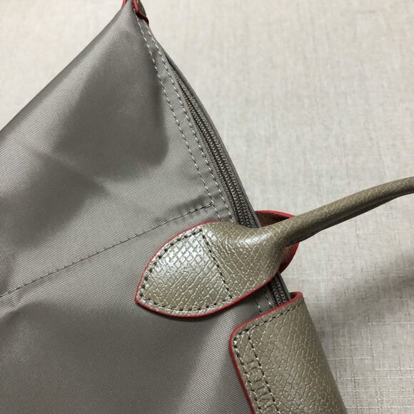 Longchamp Le Pliage Club 70th Women's M Shoulder Bags Tan Canvas Tote Medium - Picture 6 of 8